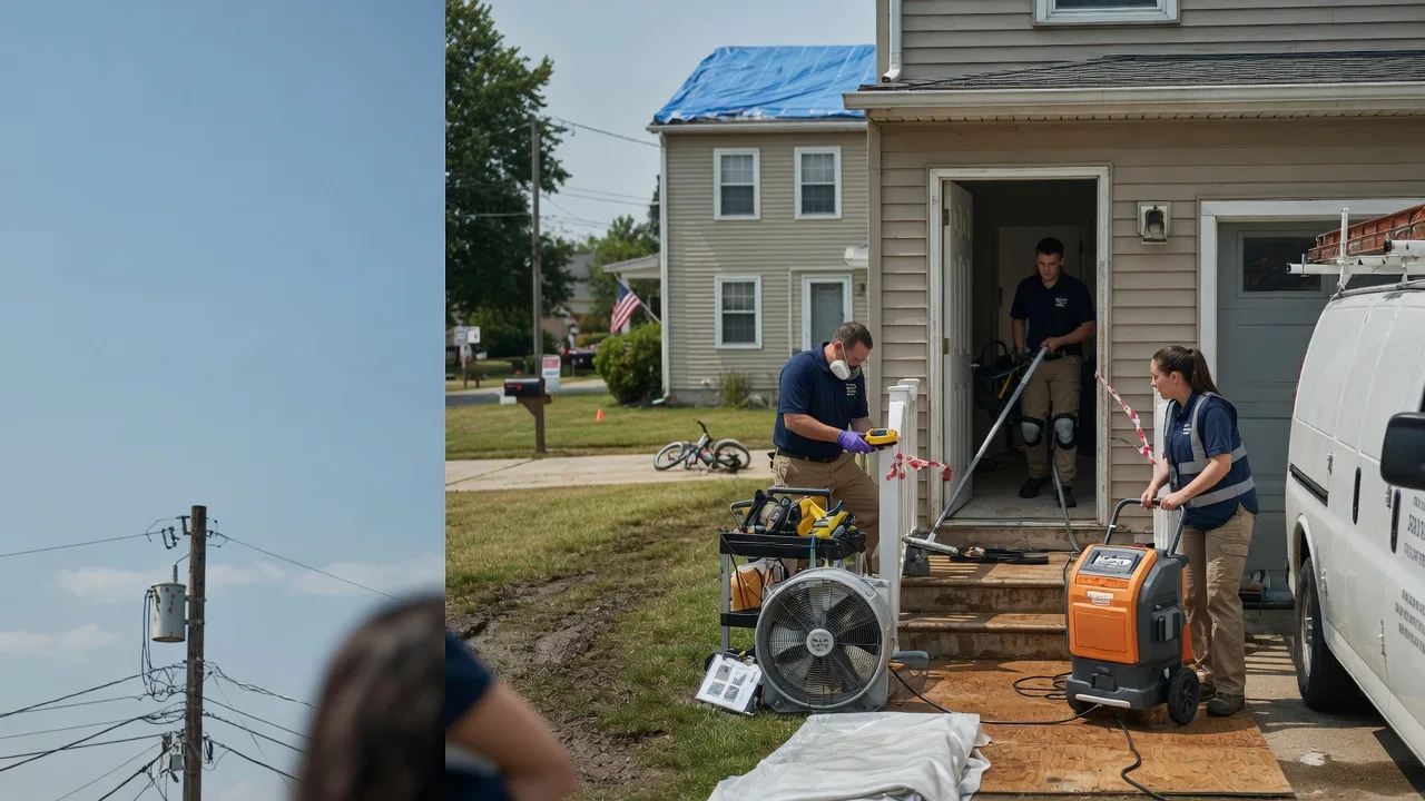 Water Damage Repair in Bourbonnais, IL near me